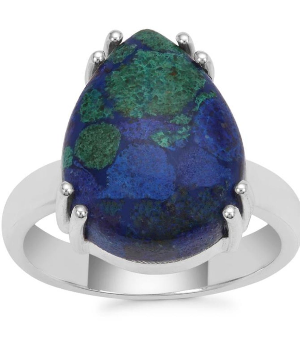 Azure Malachite Ring - A Gemstone of Heavenly Beauty - Stellify
