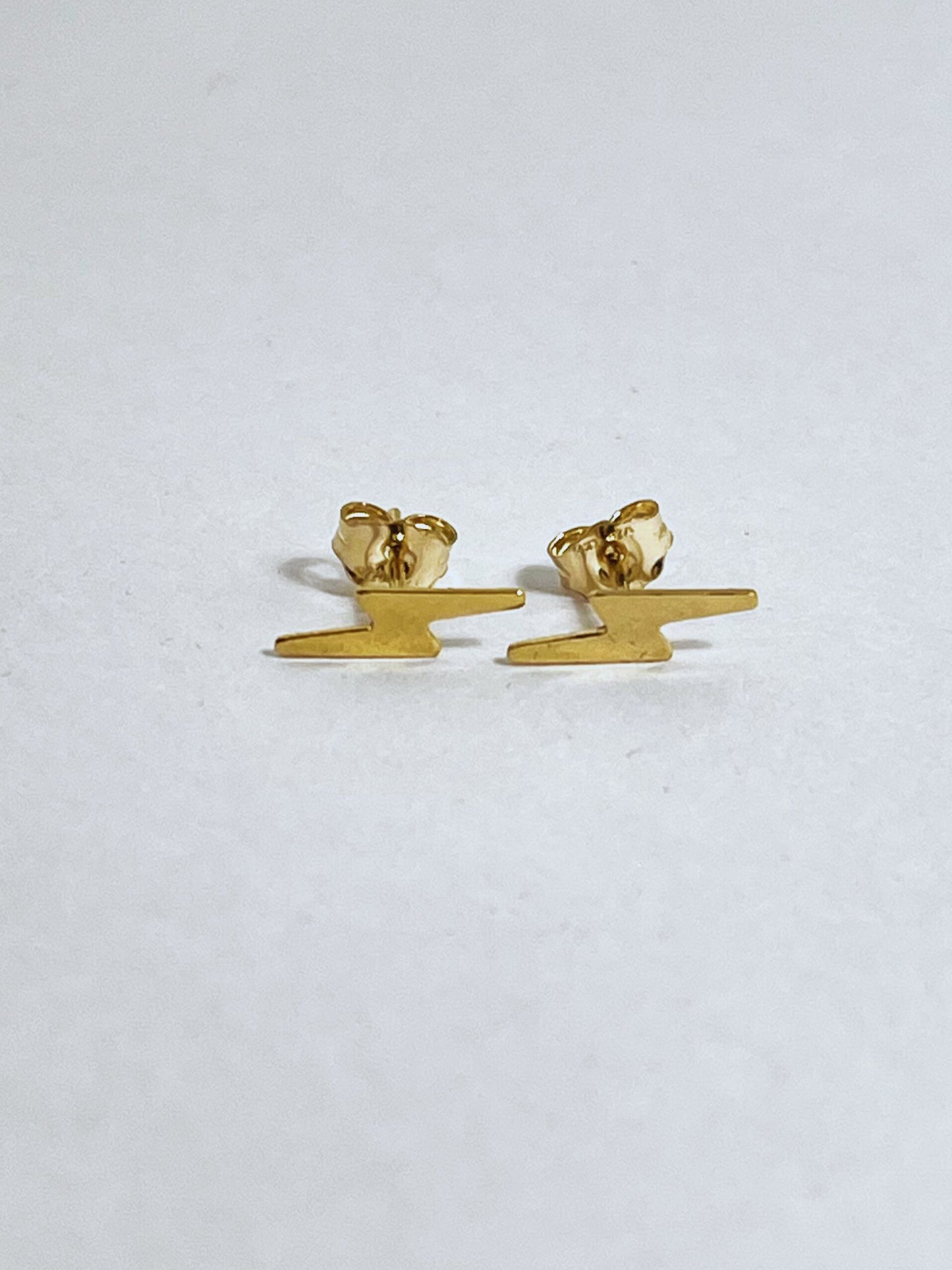 Golden Bolt Elegance Studs - Stellify