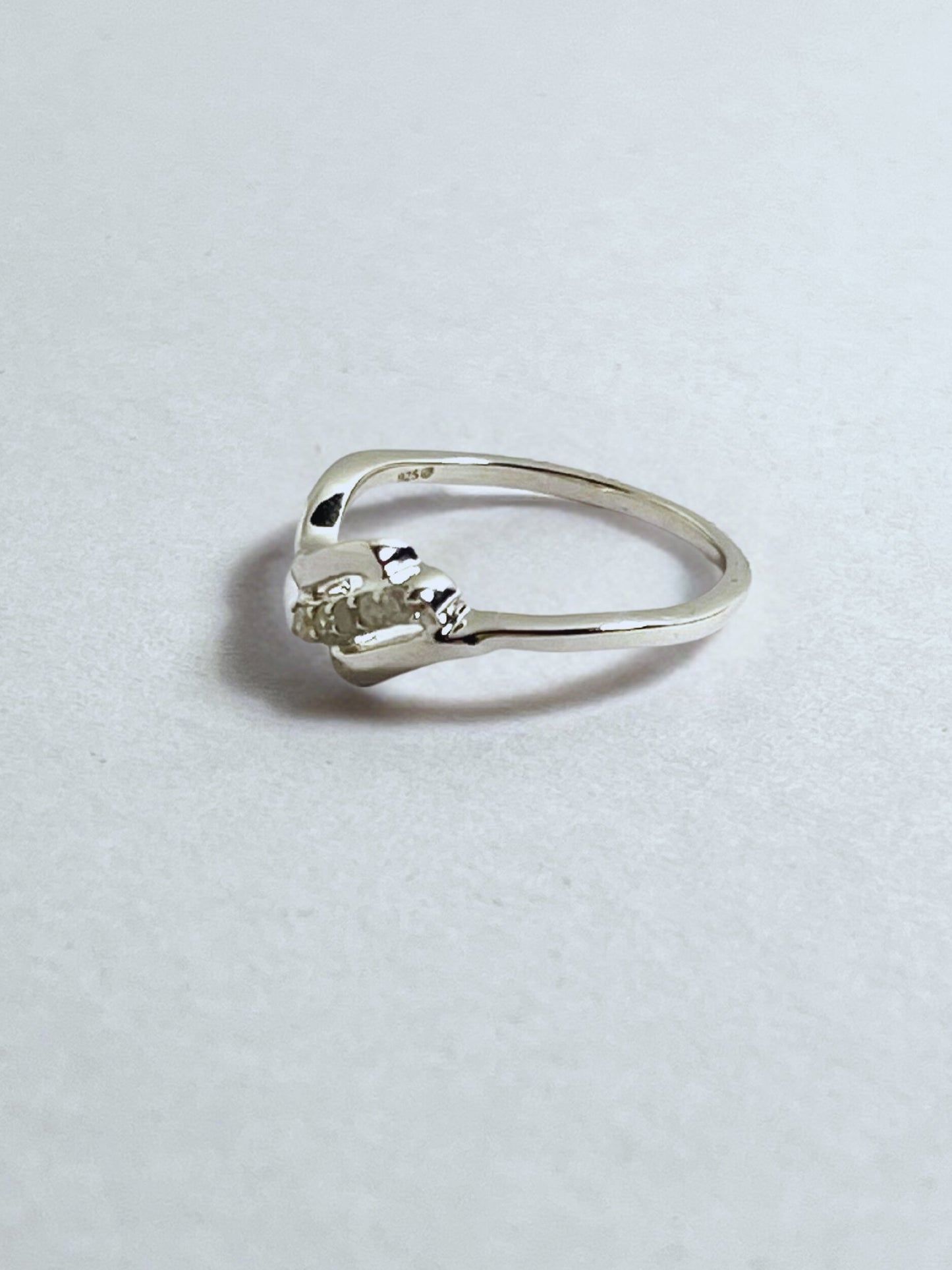 Twist White Diamond 0.2 ct Ring - Stellify