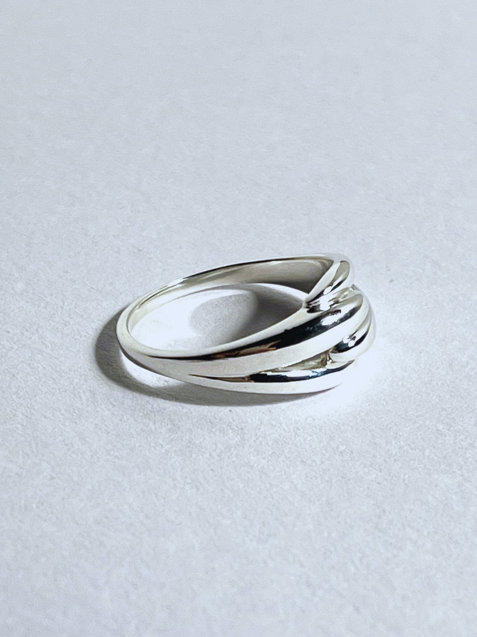 Sterling Silver Infinity Hands Ring - Stellify